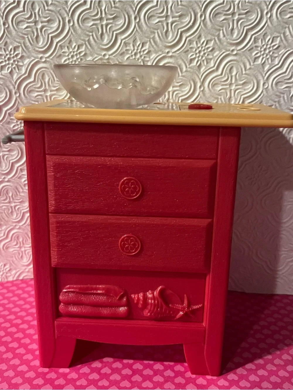 Barbie Dreamhouse Bathroom Vanity w sink